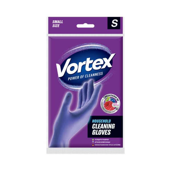 

Перчатки хозяйственные S Vortex, Фиолетовый