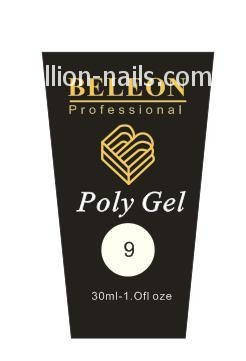 

Poly Gel BELEON № 9 white, Разные цвета
