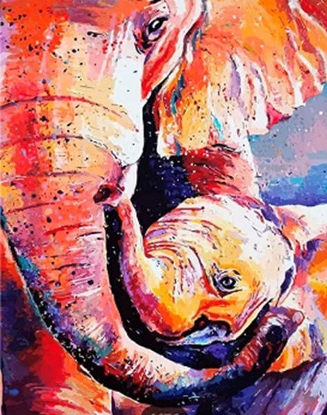 

Алмазная вышивка. Картина на подрамнике "Мама и я", размер 40х30 см