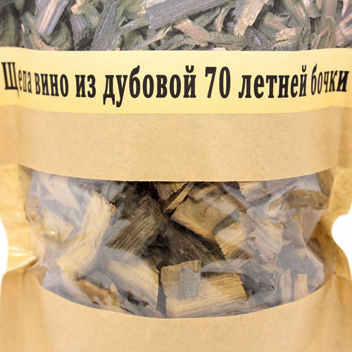 

Щепа из дубовой 70 летней бочки вино 500 г Эксклюзив! GRILLI 77780