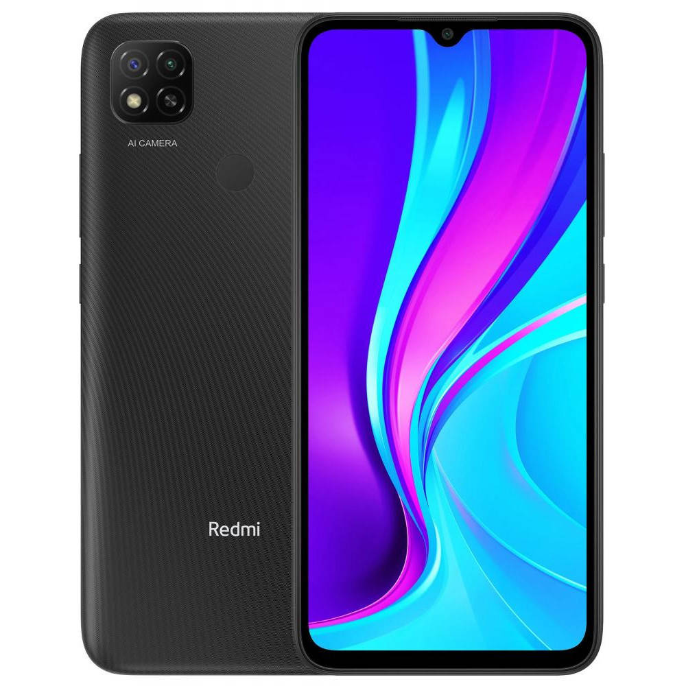 

Смартфон Xiaomi Redmi 9C 3/64GB No NFC (Midnight Gray), Серый