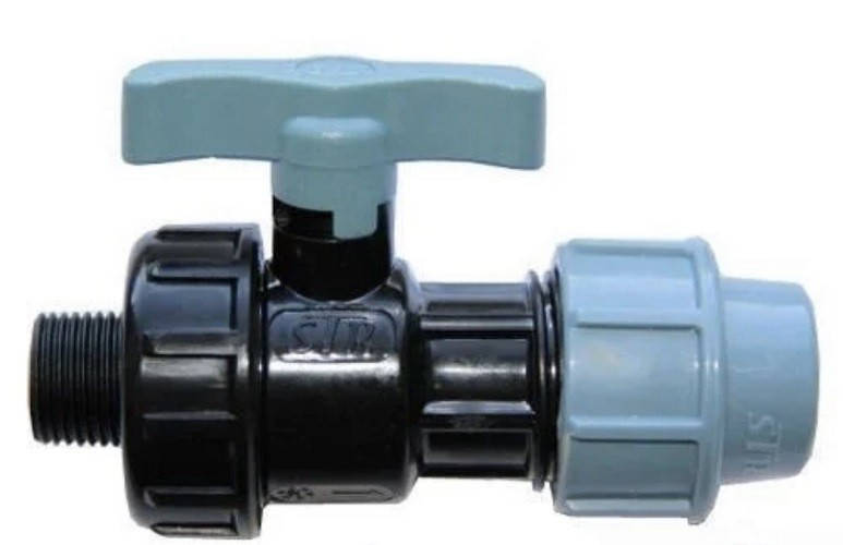 

Кран кульовий Enotherm ПЕ (ПНД) Ø20х1/2" РЗ