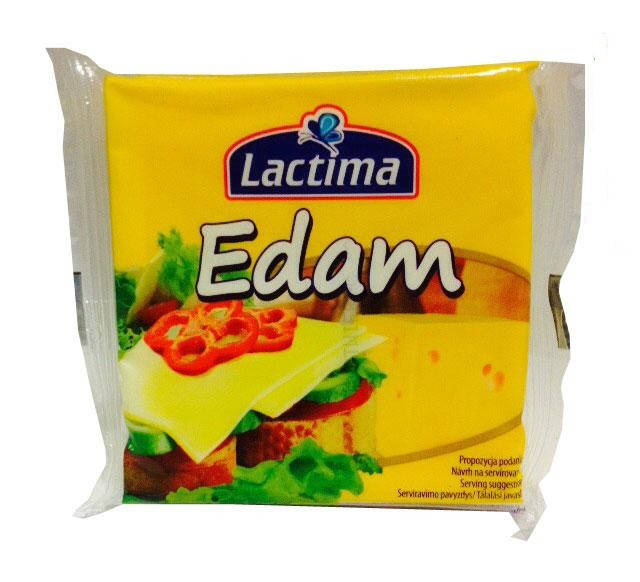 

Плавленый тостерный сыр Lactima Edam 130гр. (8 ломтиков)