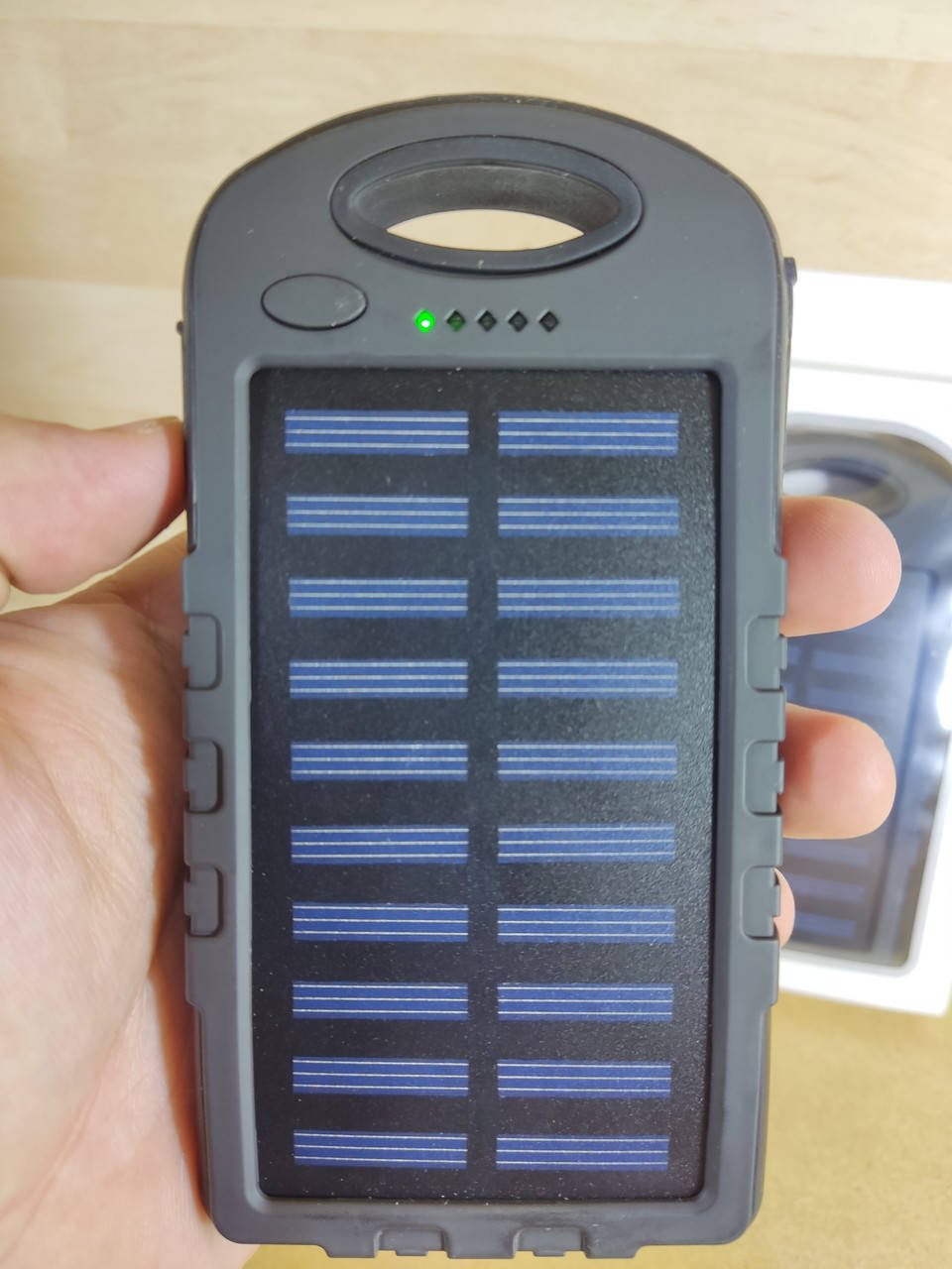 

Power Bank Solar A50 30000 mAh фонарь 12 LED повер банк