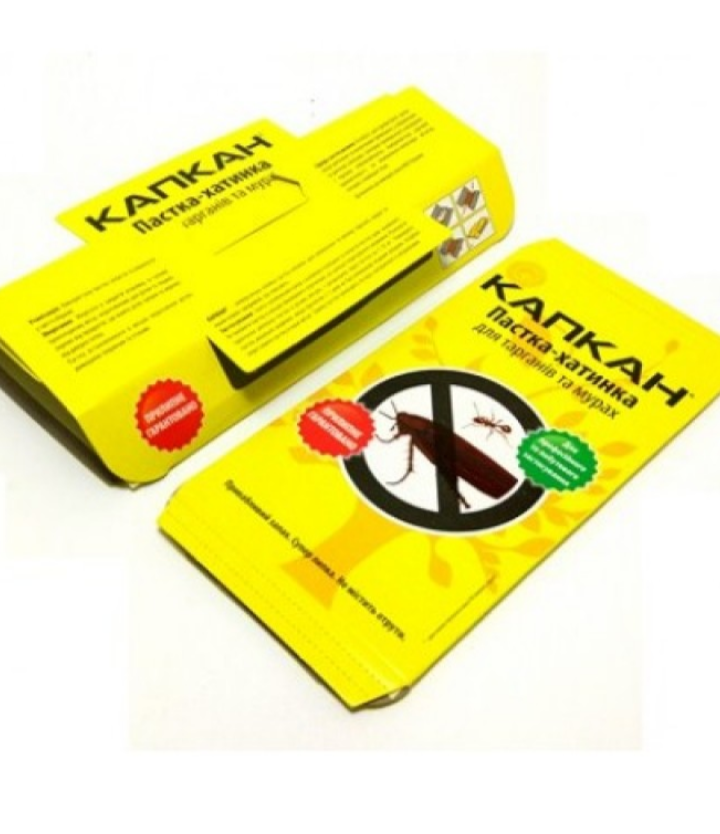 

Клеевая пастка "Капкан"- от тараканов и муравьёв