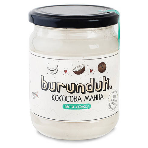 

Кокосовая манна (паста) 250г Burunduk