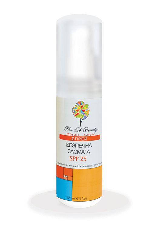 

Спрей для лица 120мл Безопасный загар SPF 25 Green Pharm