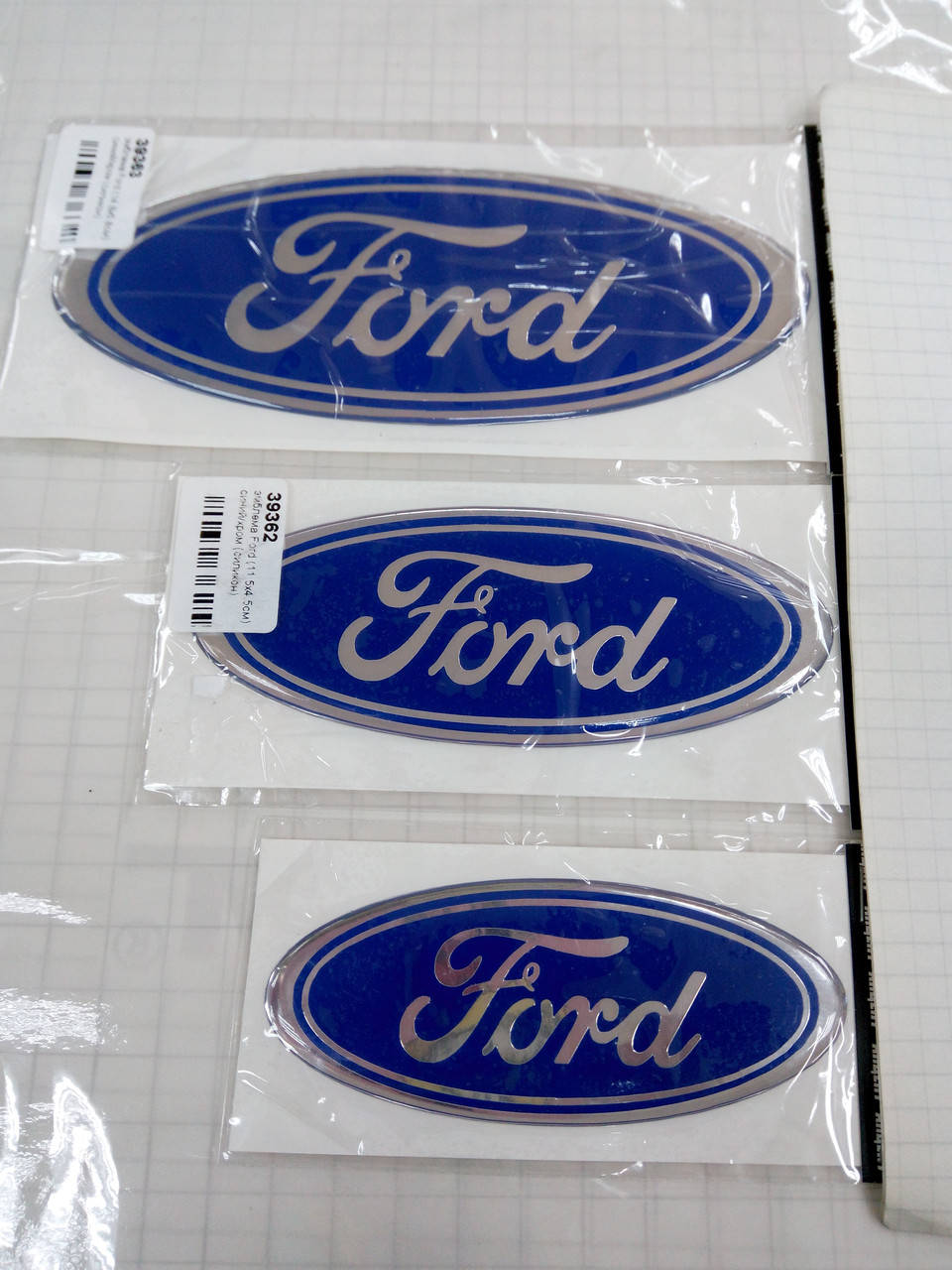 

Силиконовые наклейки 3D FORD 95х38 мм, 115х45 мм и 148х58 мм, Черный