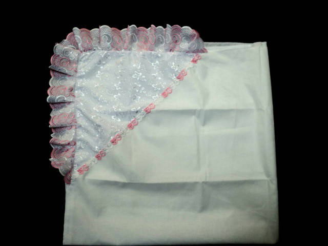 

Пеленка с кружевом К54