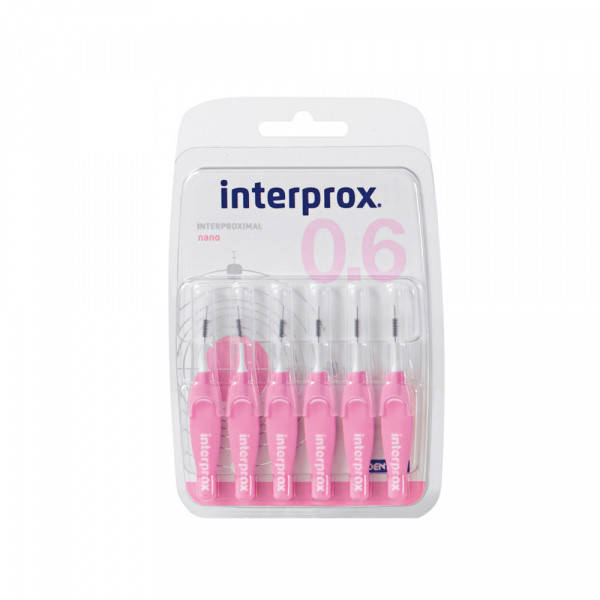 

Ершик для зубов INTERPROX 4G NANO, 0.6 мм, 6 шт.