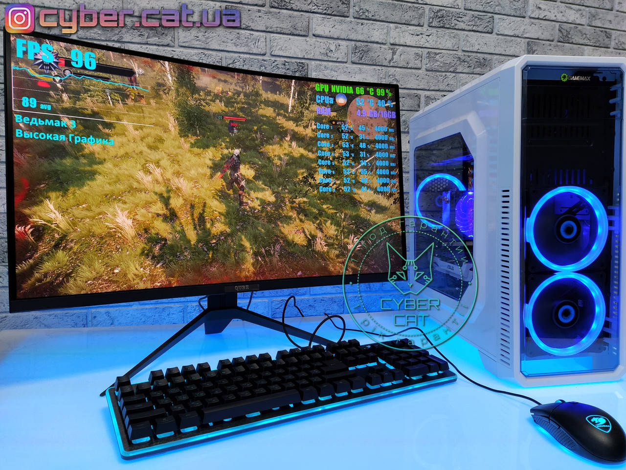 

Лютая Мощь! Год Гарантии! GTX 1060 Игровой ПК мощнее i5 i7 Cyber Cat