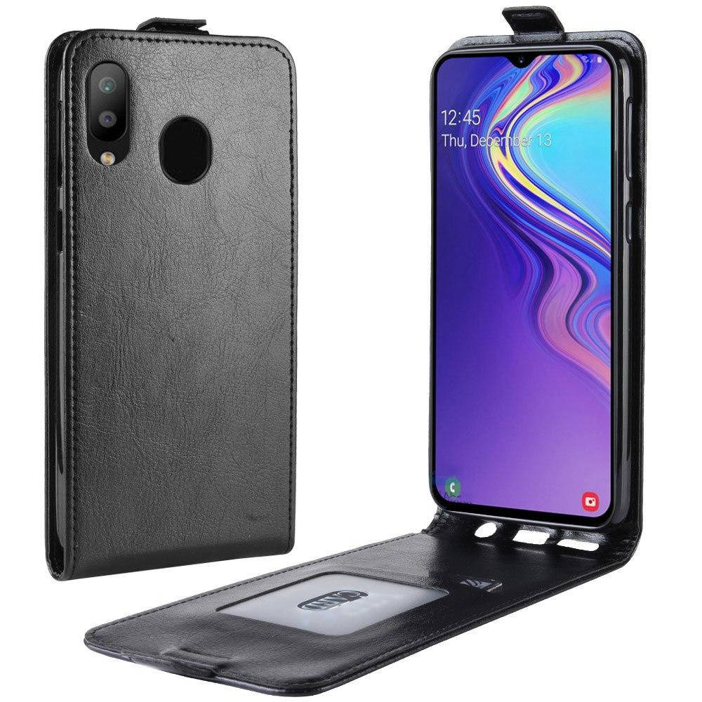 

Чехол IETP для Samsung A20 2019 / A205F флип вертикальный PU черный