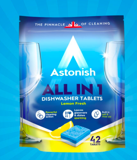 

Таблетки для посудомоечных машин "Все в одном" Astonish 42 шт.
