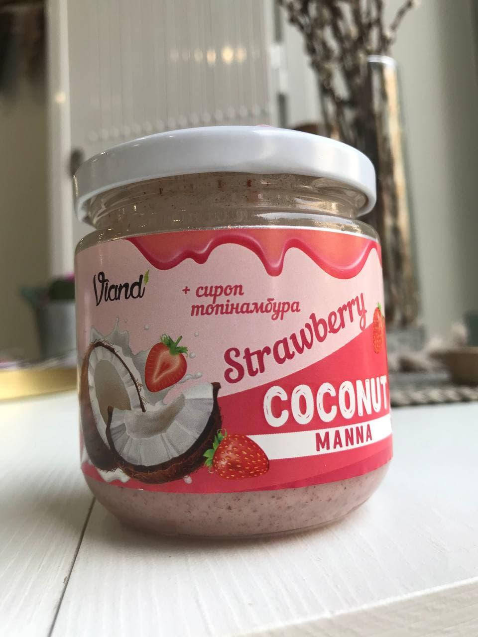 

Кокосовая паста Viand с клубникой и сиропом топинамбура 200 г