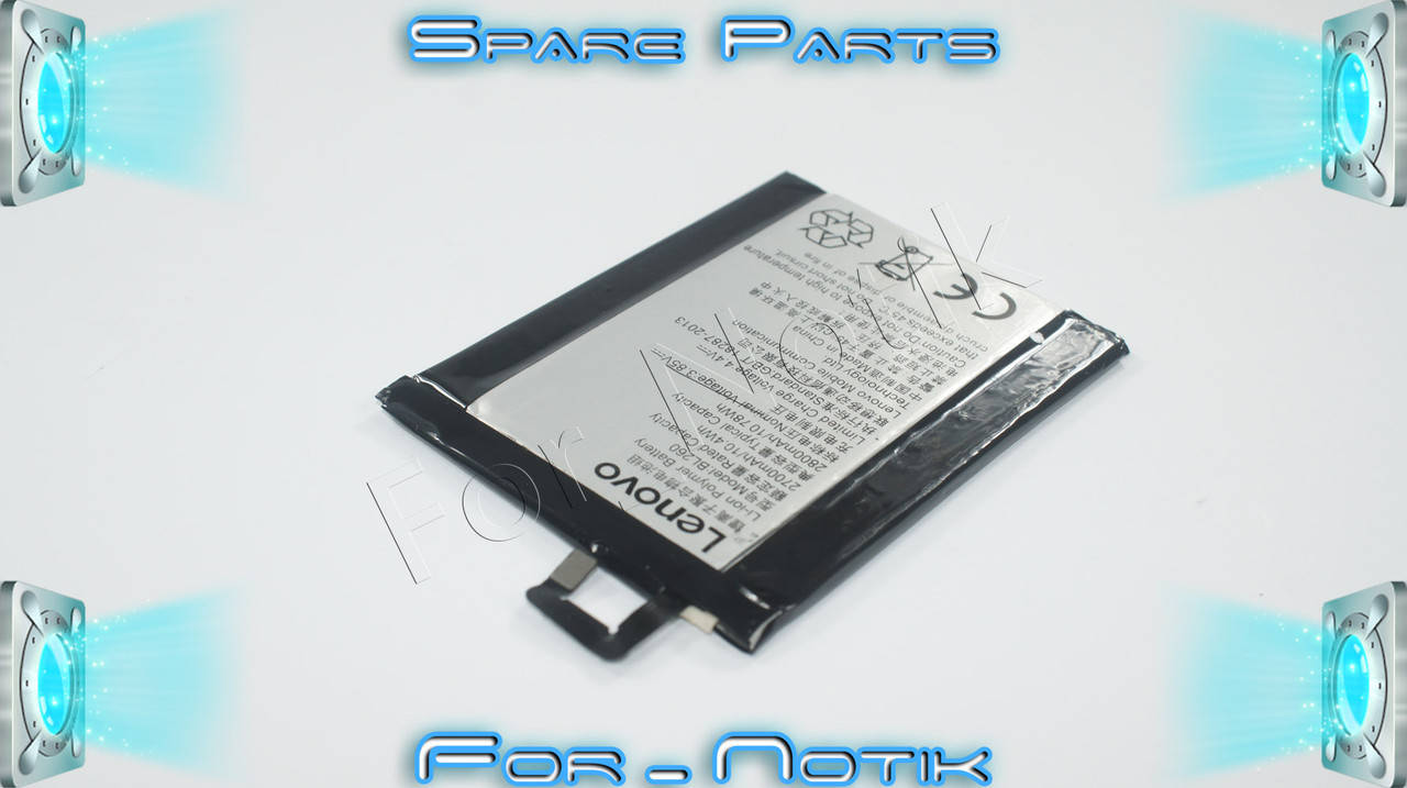 

Батарея для смартфона Lenovo BL260 (Vibe S1 Lite) 3.85V 2700mAh 10.4Wh