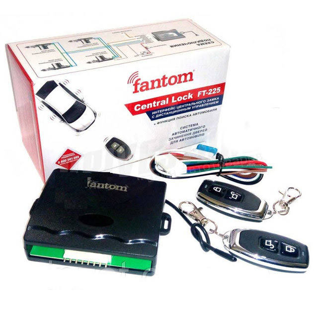 

Центральный замок с дистанционным управлением Fantom FT-225