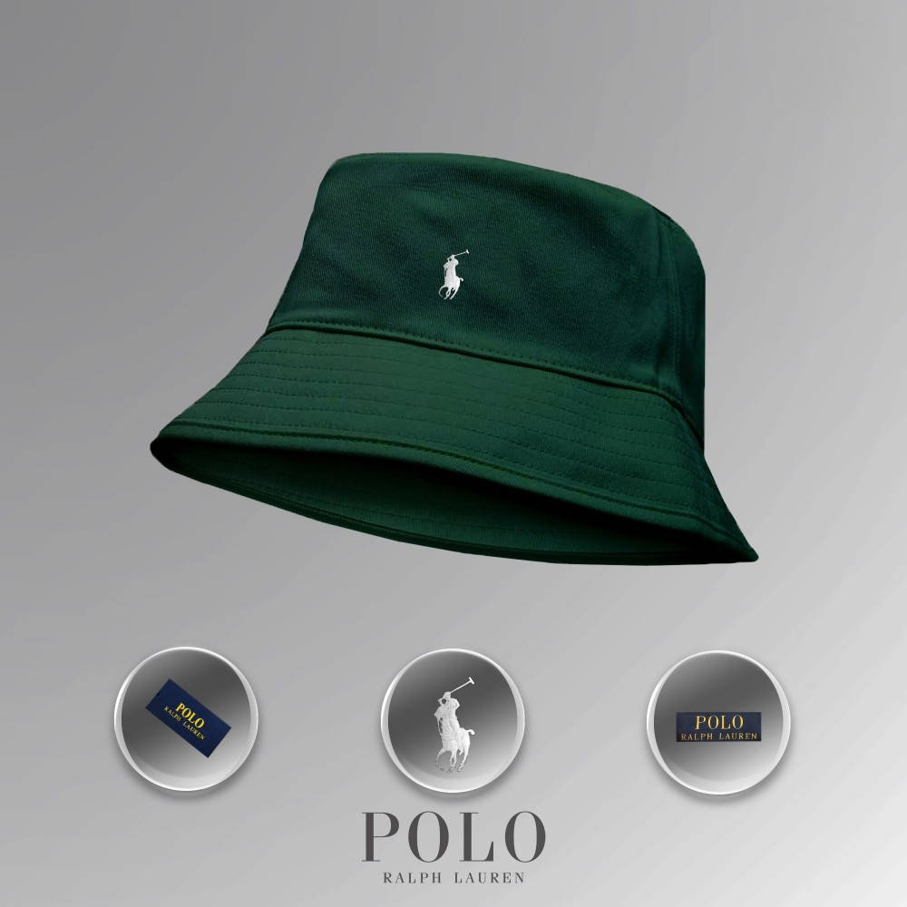 

Панама чоловіча жіноча Polo Ralph Lauren (Зелена) / Панама мужская женская Polo Ralph Lauren (Зелёная), Зелёный