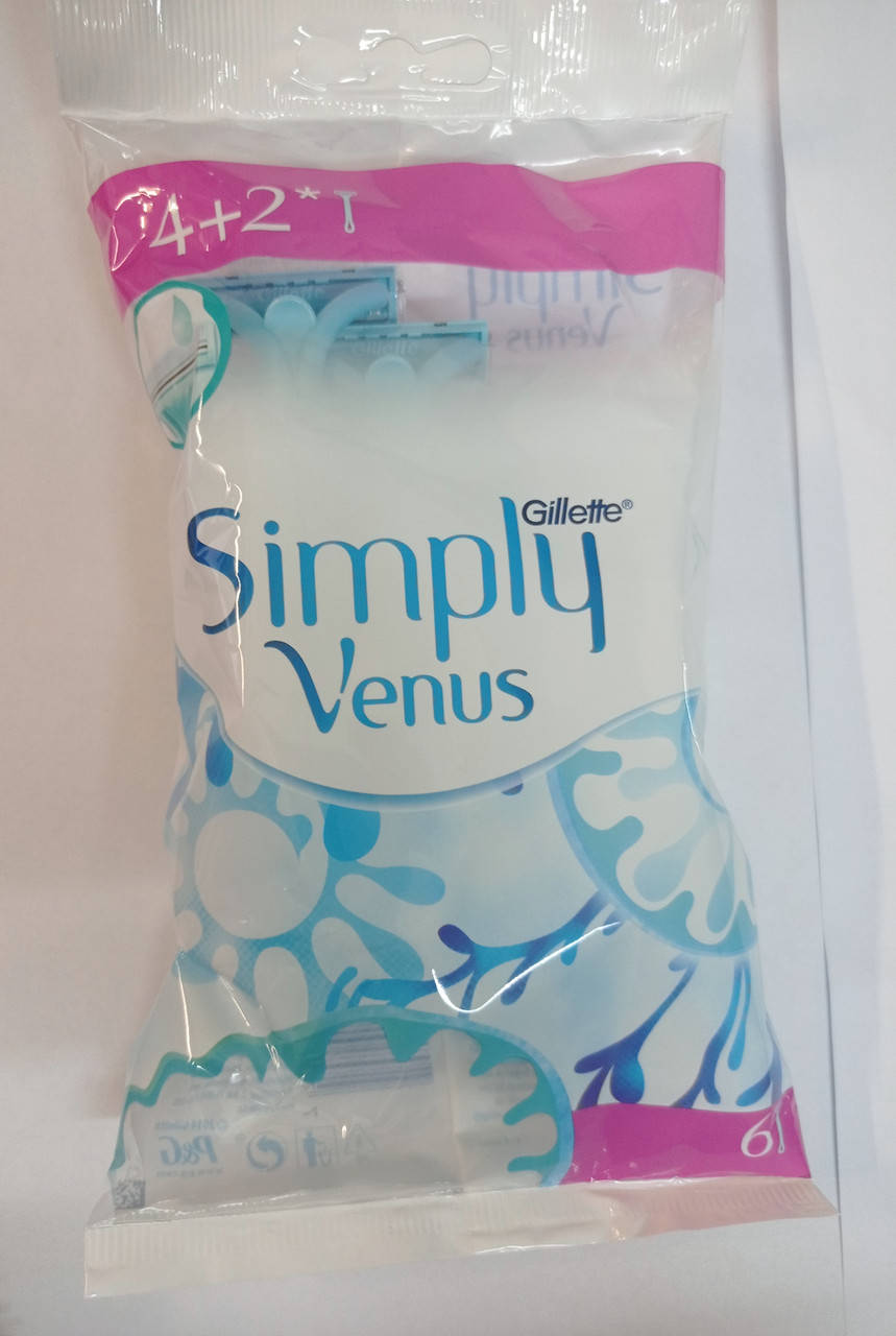 

Бритва для гоління Simply Venus 4+2 шт.