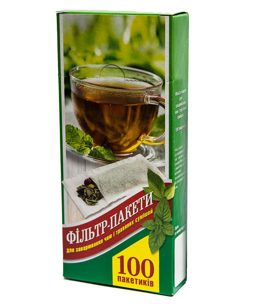 

Фільтр-пакети для чаю 100шт (для чашки)