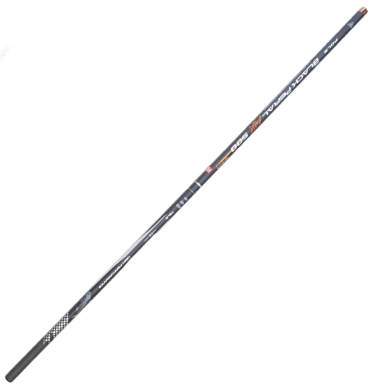 

Удочка поплавочная , маховое Black Pearl Siweida без колец 6м, Черный