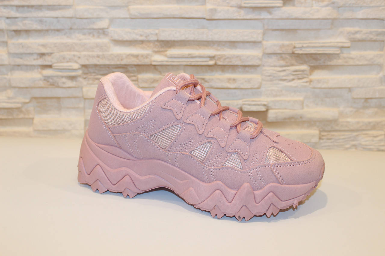 

Кроссовки женские розовые Т1173, Розовый