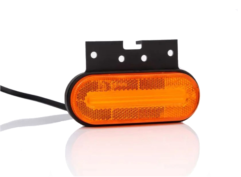 

Фонарь желтый габаритный LED с кронштейном и кабелем (Fristom)