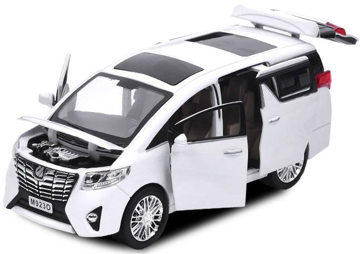 

Минивэн Игрушка Toyota Alphard, Белый