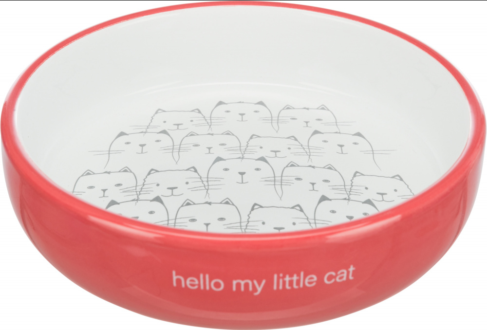 

Миска TRIXIE (TX-24771) для короткомордых котов (керамика), 0,3л/15см