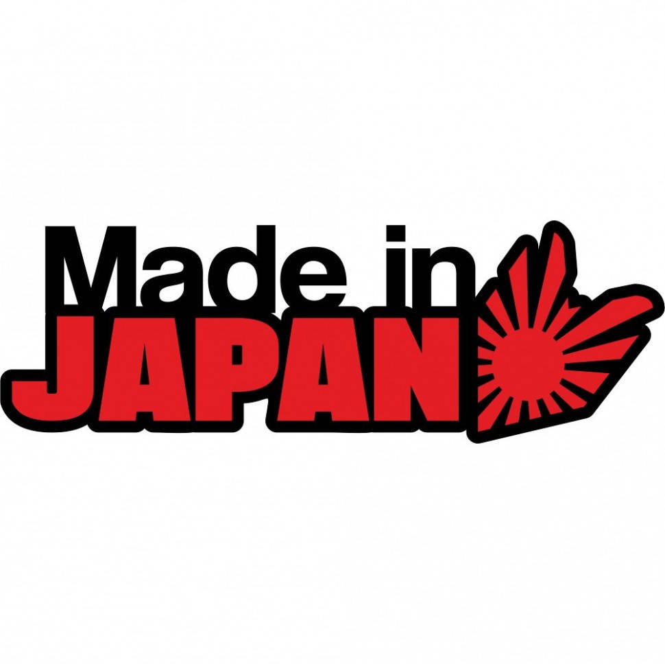 

Виниловая наклейка на автомобиль - Made in Japan Флаг Японии v2