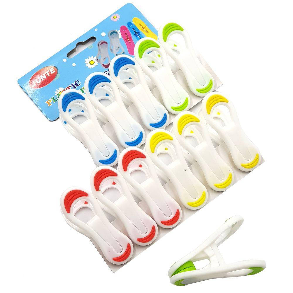 

Прищепки пластиковые №1803 12шт/уп (144шт/ящ), Разные цвета