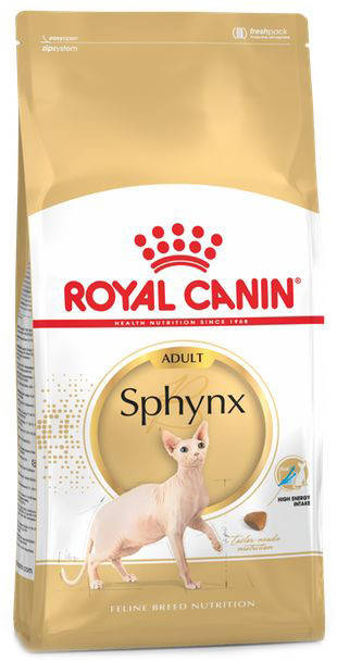 

Сухой корм Royal Canin Sphynx Adult для котов породы сфинкс от 12 месяцев, 10.0кг
