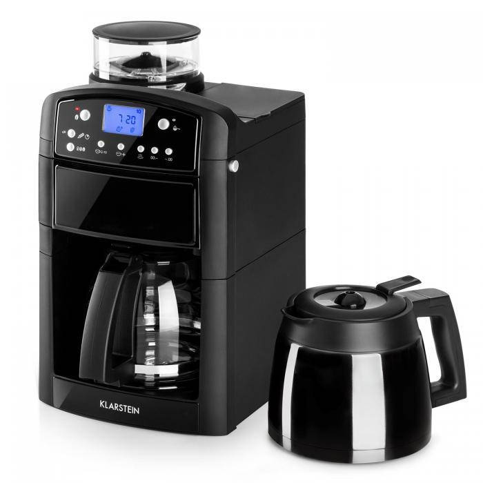 

Кофеварка с интегрированной кофемолкой Klarstein Aromatica Black