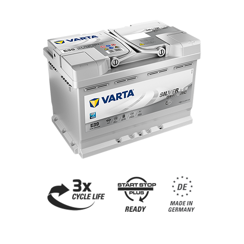 

Аккумулятор автомобильный Varta 6СТ-70 Silver Dynamic AGM (E39)