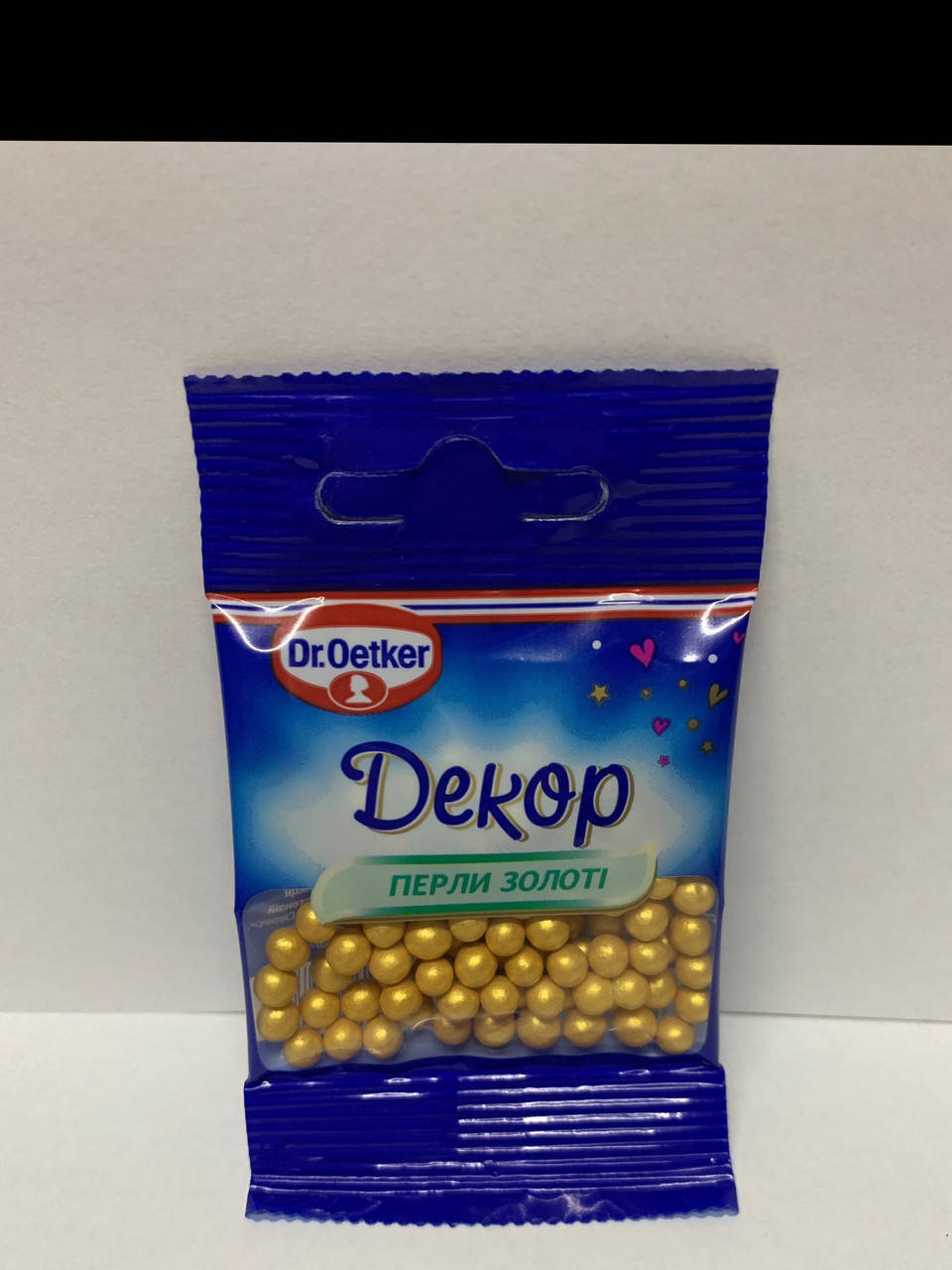 

Декор жемчужины золотые 10гр. ТМ «Dr. Oetker"