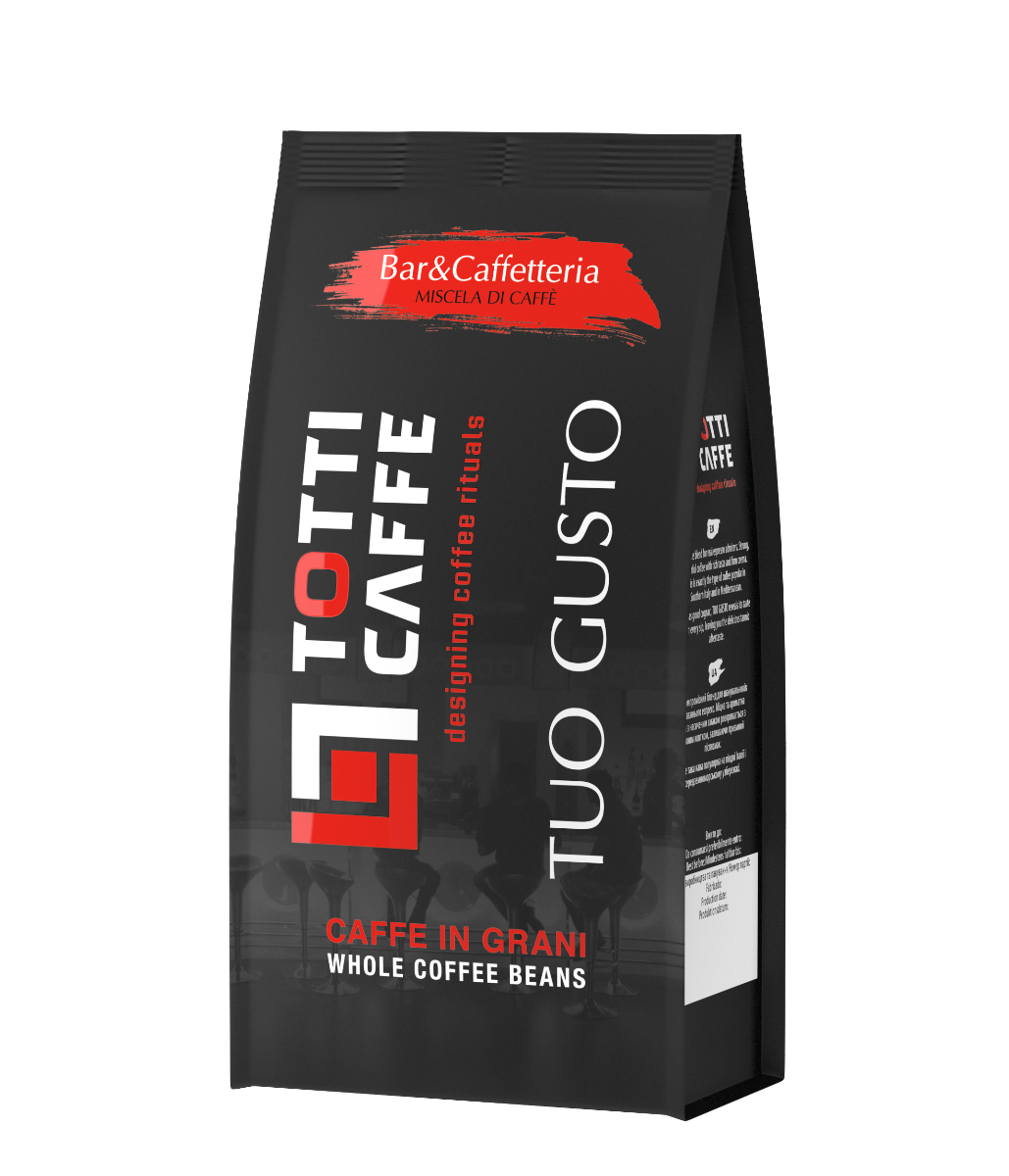 

Кофе в зернах TOTTI Caffe TUO GUSTO, пакет 1000г