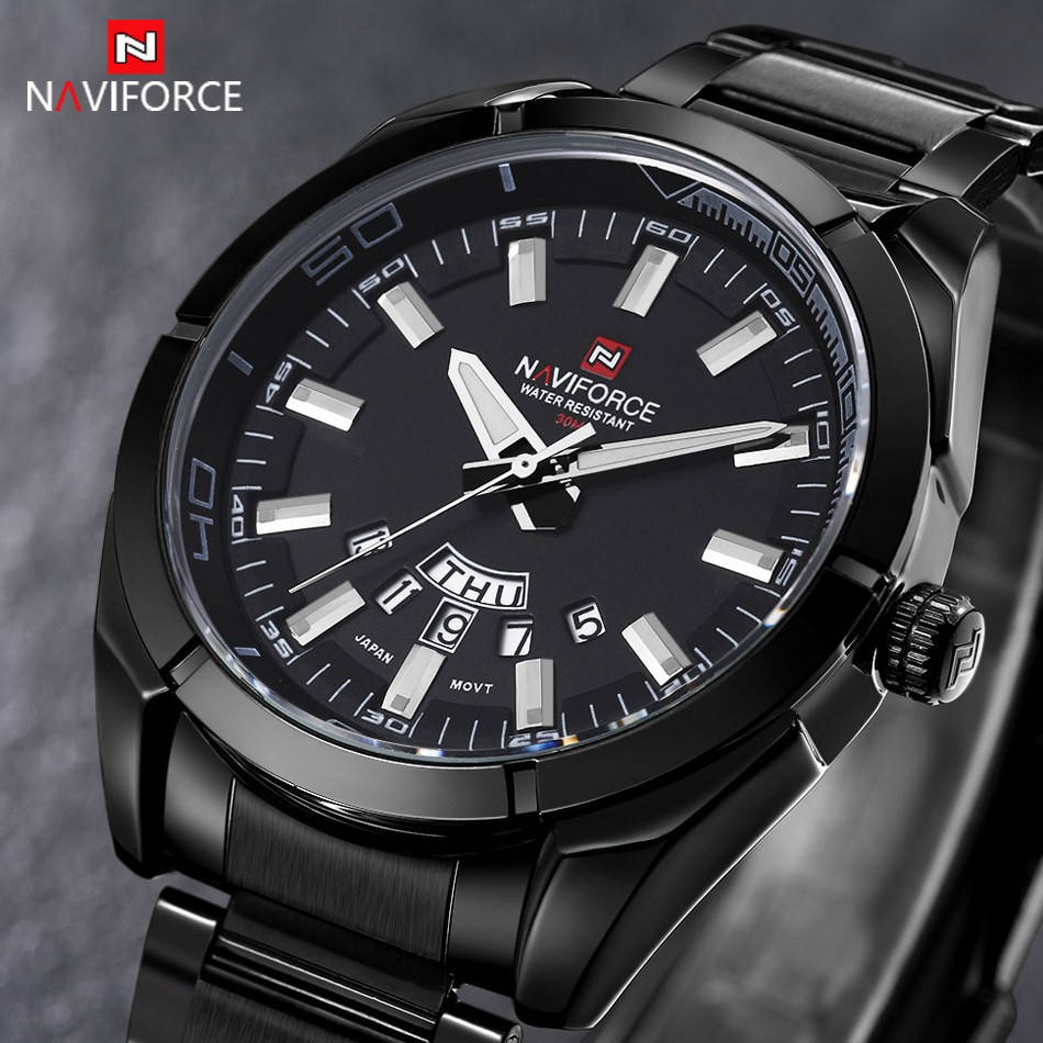 

Классические мужские часы Naviforce 9038, Гарантия. Класичний годинник