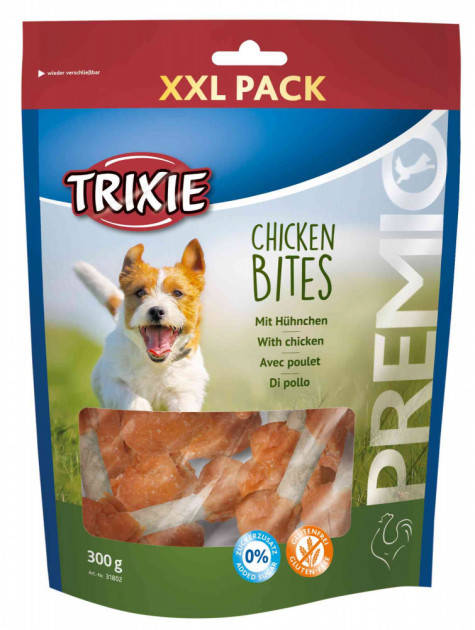 

Trixie TX-31802 Premio Chicken Bites XXL 300гр - лакомство с жареной курицей для собак