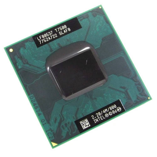 

Процессор Intel Core 2 Duo T7500, 2 ядра, 2.2ГГц, PGA478, BGA479