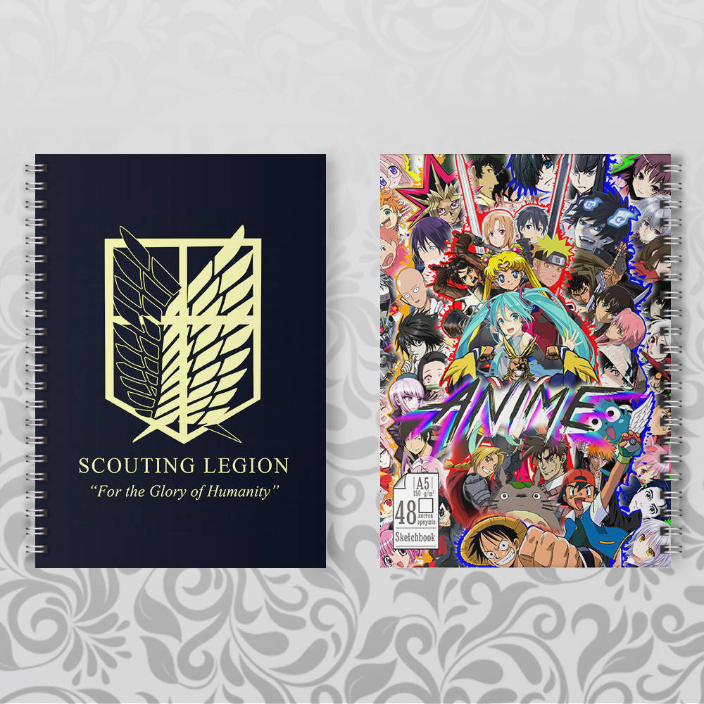 

Скетчбук Аниме Attack on Titan 044