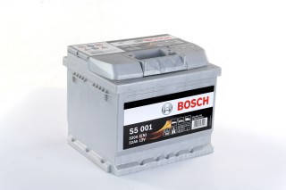

Аккумулятор 52Ah-12v BOSCH (S5001) (207x175x175),R,EN520. НДС