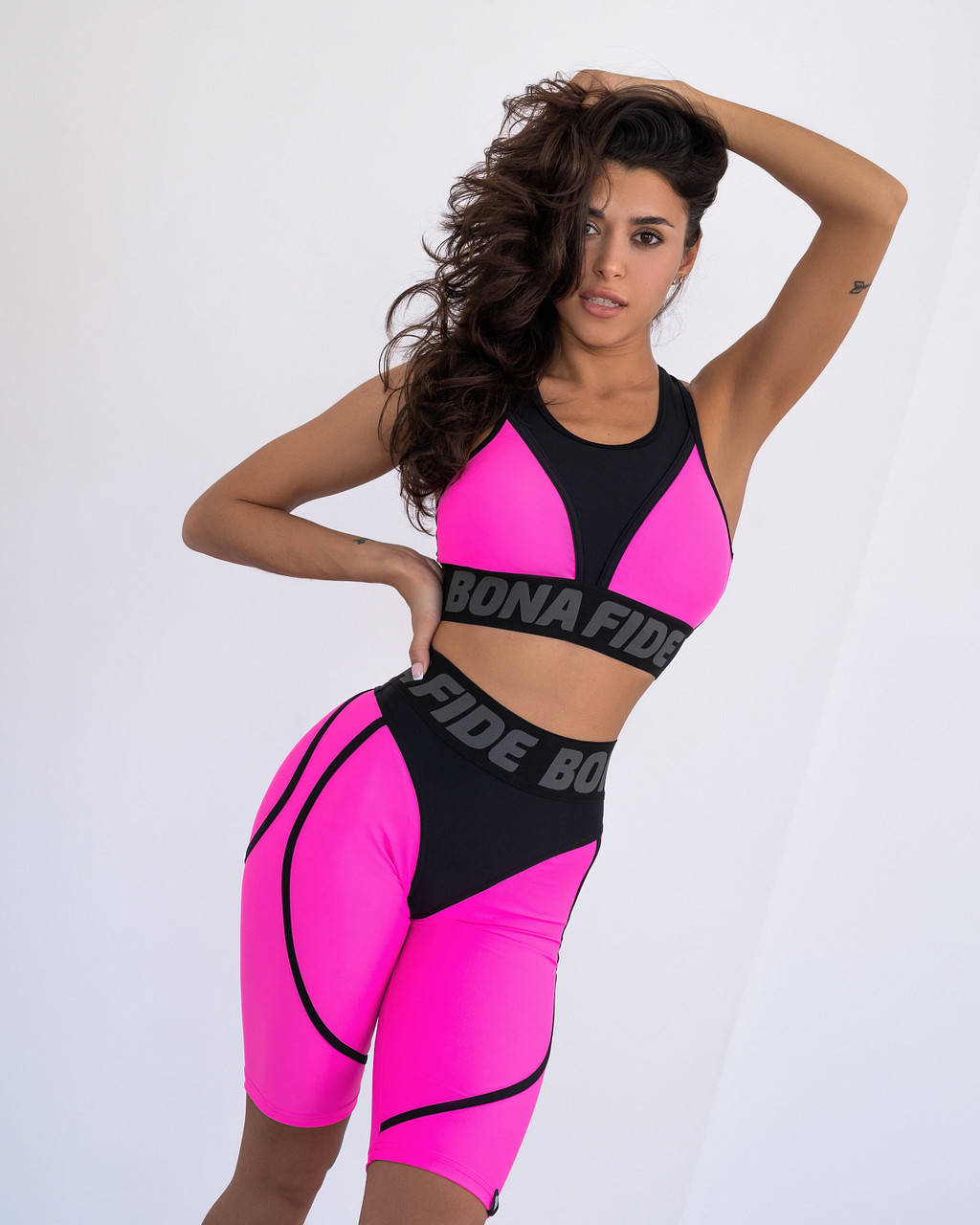 

Спортивный Бра Топ Bona Fide Top For Top "Acid Pink" M розовый