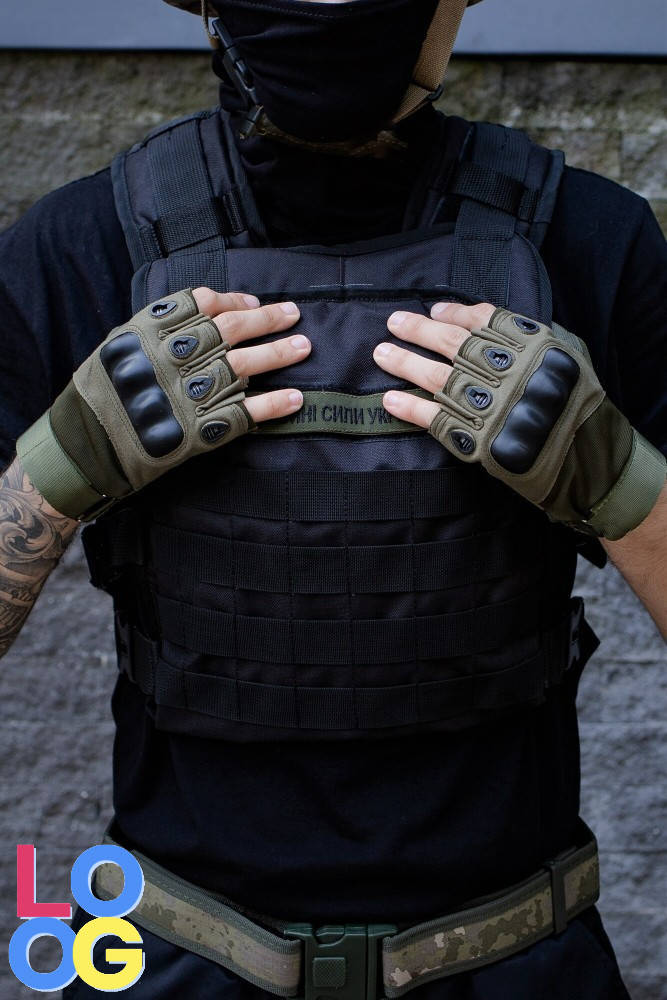 

Військові Тактичні Перчатки Without Finger Khaki