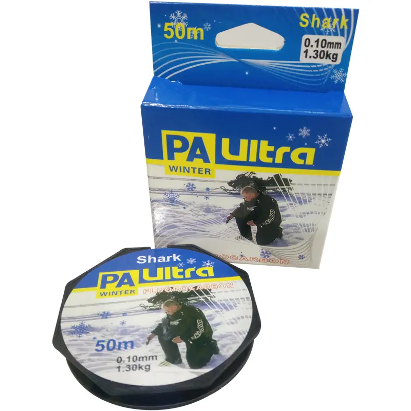 

Леска флюрокарбон PA Ultra winter 0.10 - 0.25 mm 50м 0.2, Прозрачный