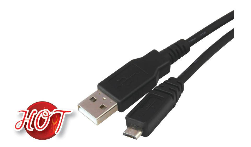 

Шнур штекер USB тип А -штекер miсro USB 5pin (mobile), 1,5метра серый