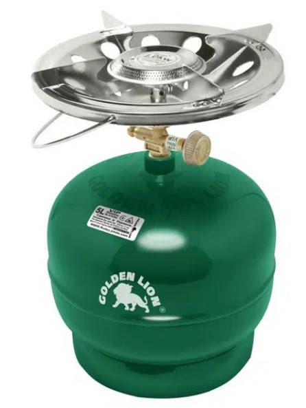 

Баллон газовый с горелкой 5 л, 2,5kw, бытовой туристический портативный, Украина, Сертификат