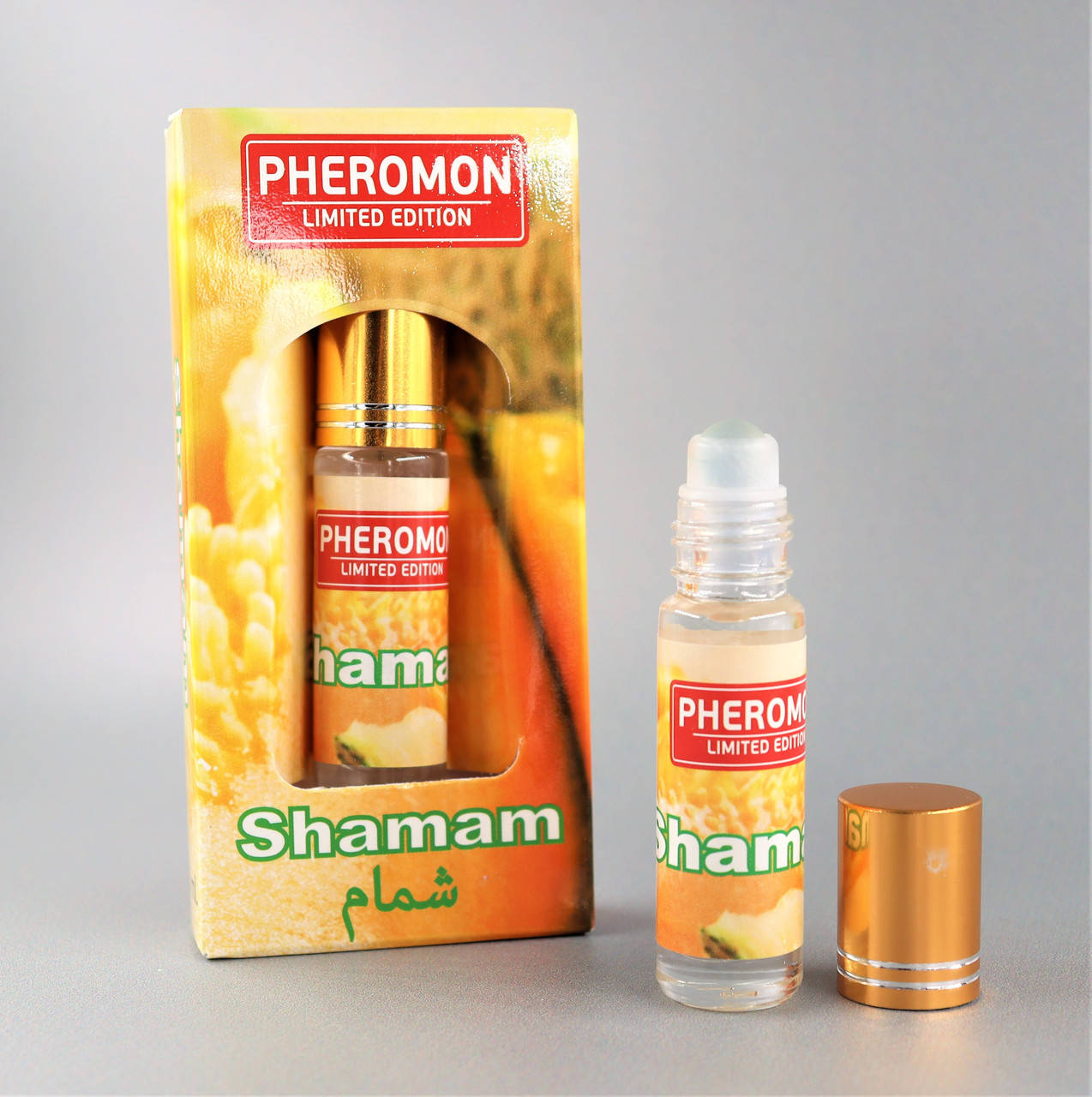 

Масляные духи с феромонами Shamam​​​​​​​ (kantaloob) дыня Pheromon (ОАЭ)