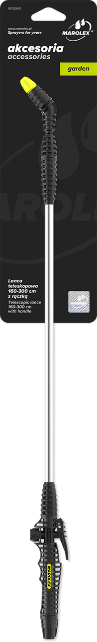 

Телескопическая штанга 160-300 см с рукояткой Marolex 3м