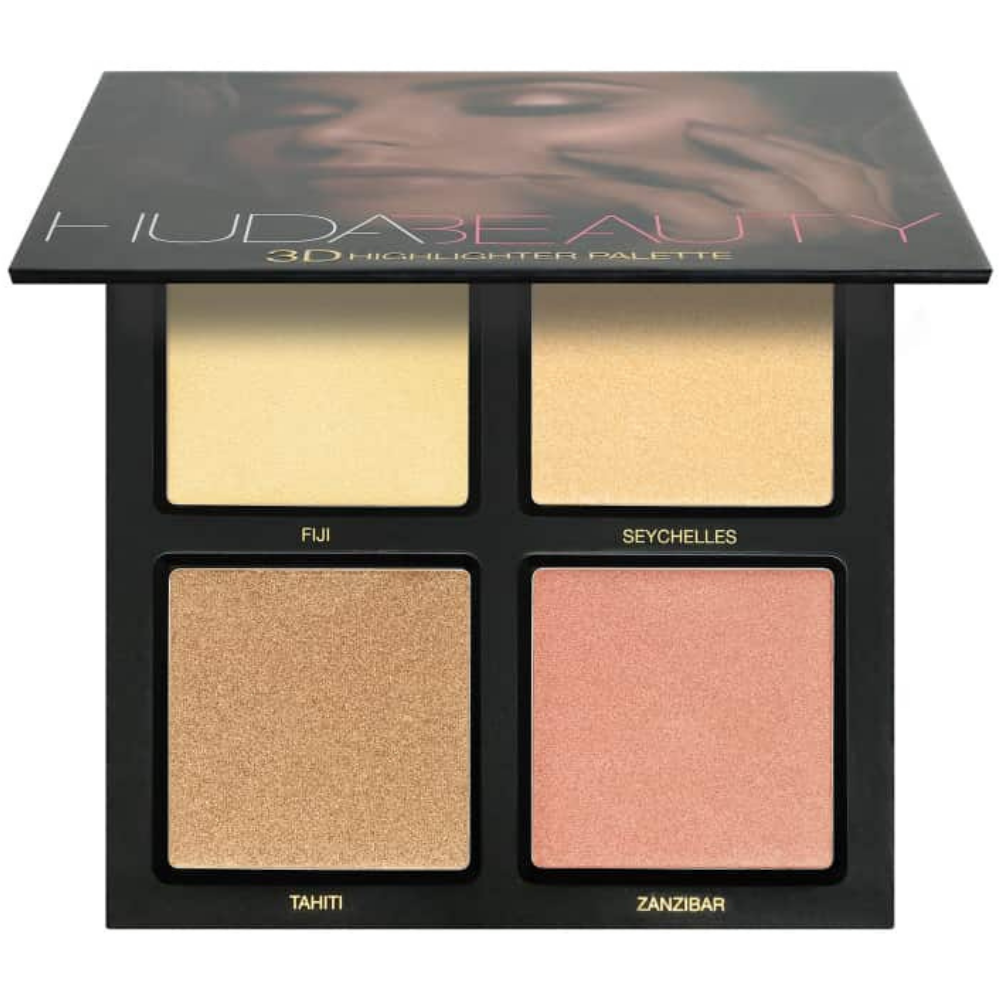 

Палетка хайлайтеров HUDA BEAUTY 3D Highlighter Palette Golden Sands