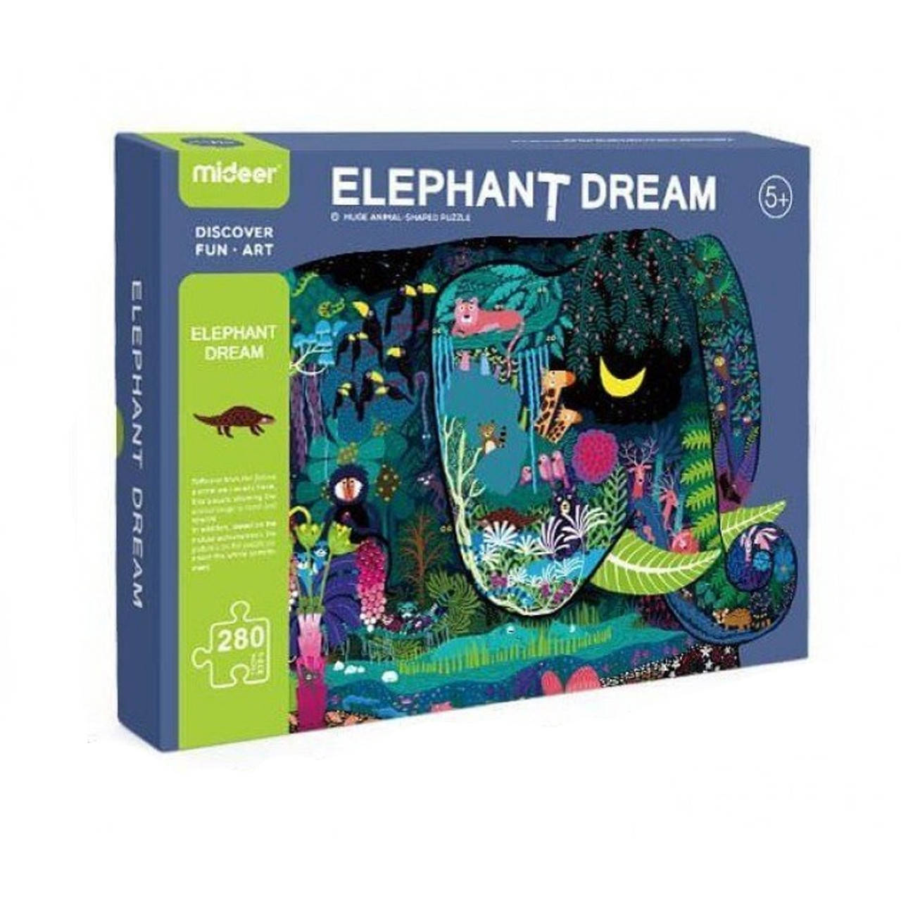 

Арт-пазл "Слон" (280 элементов) MiDeer Toys