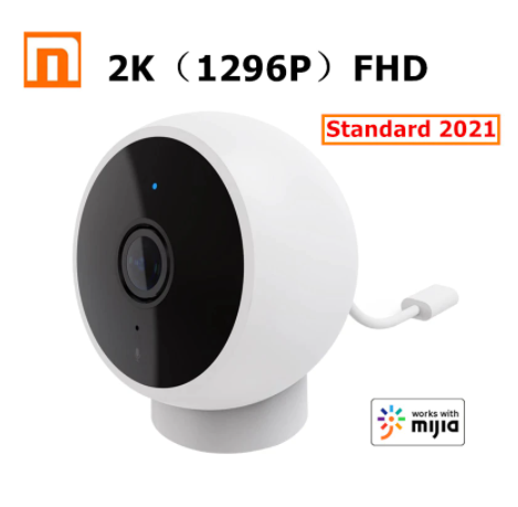 

Камера ай пи ip-камера Xiaomi mijia 2K,1296P, угол 180 ° Full HD +переходник